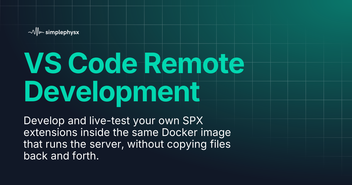 VS Code Remote Development | SPX