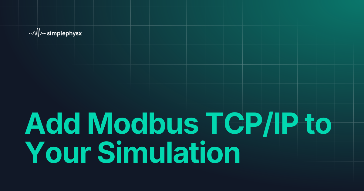 Add Modbus TCP/IP to Your Simulation | SPX