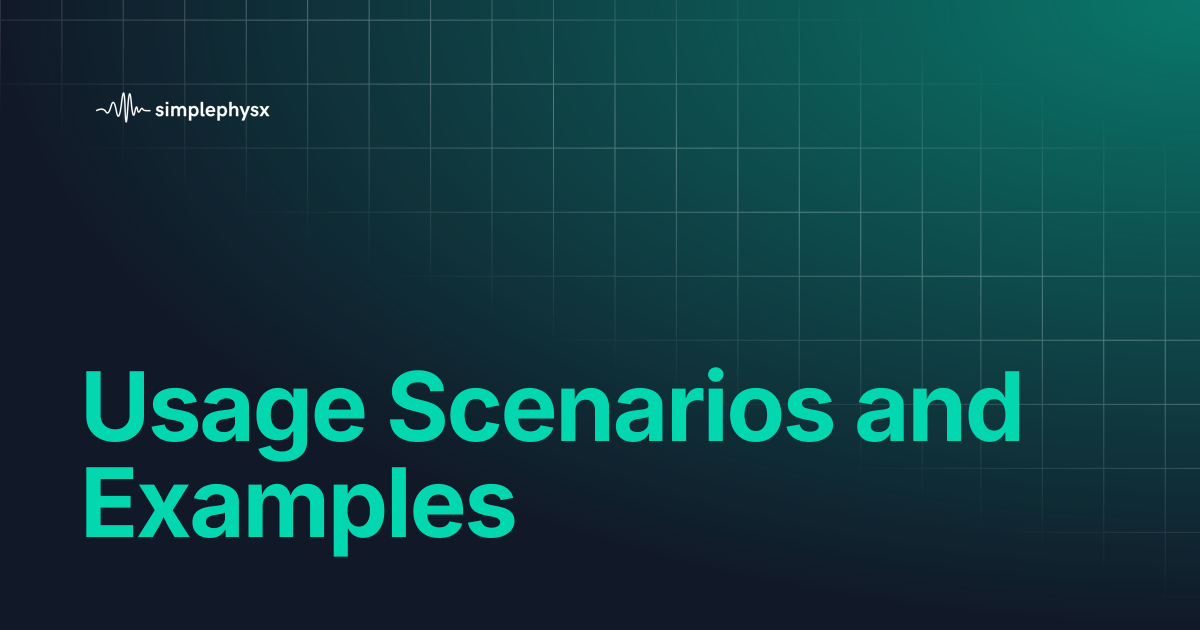 Usage Scenarios and Examples | SPX